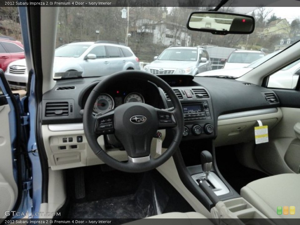 Ivory Interior Photo for the 2012 Subaru Impreza 2.0i Premium 4 Door #60448123