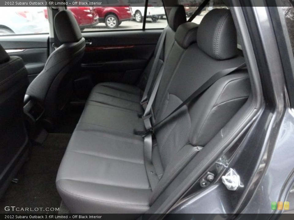 Off Black Interior Photo for the 2012 Subaru Outback 3.6R Limited #60448246