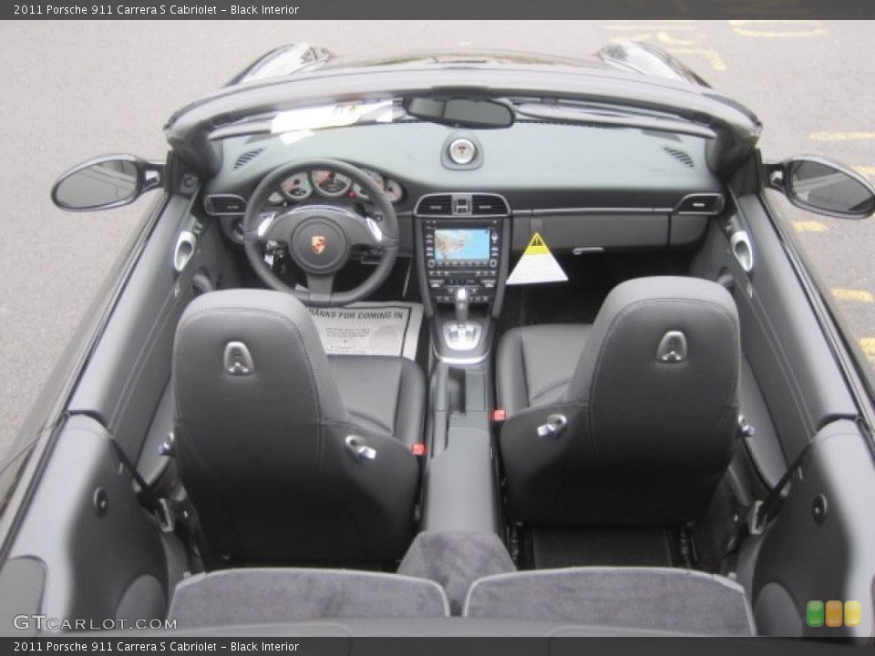 Black Interior Photo for the 2011 Porsche 911 Carrera S Cabriolet #60448356