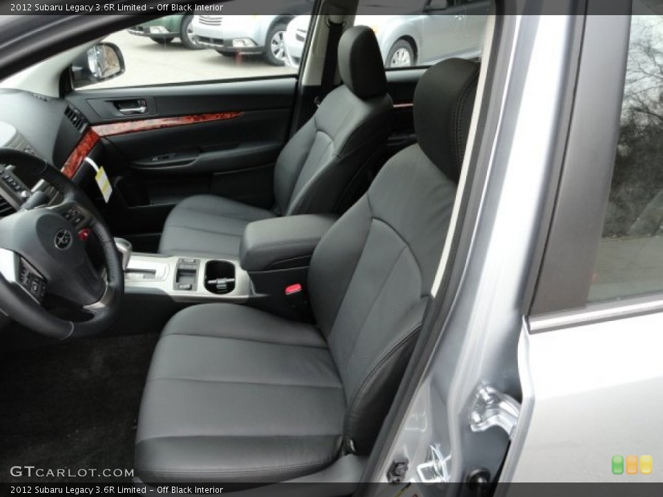 Off Black Interior Photo for the 2012 Subaru Legacy 3.6R Limited #60448430