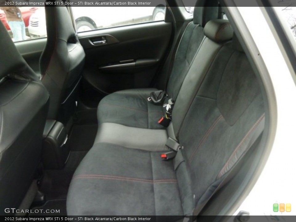STi Black Alcantara/Carbon Black Interior Photo for the 2012 Subaru Impreza WRX STi 5 Door #60450158