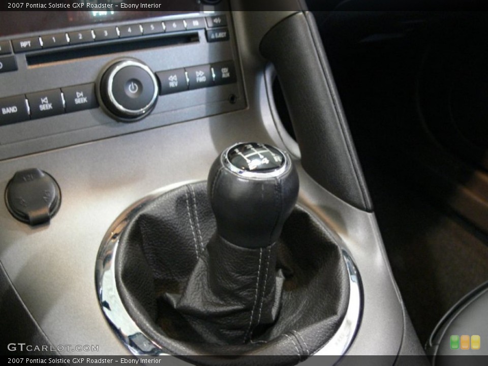 Ebony Interior Transmission for the 2007 Pontiac Solstice GXP Roadster #60450501