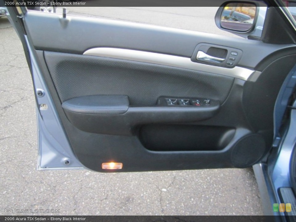 Ebony Black Interior Door Panel for the 2006 Acura TSX Sedan #60456127