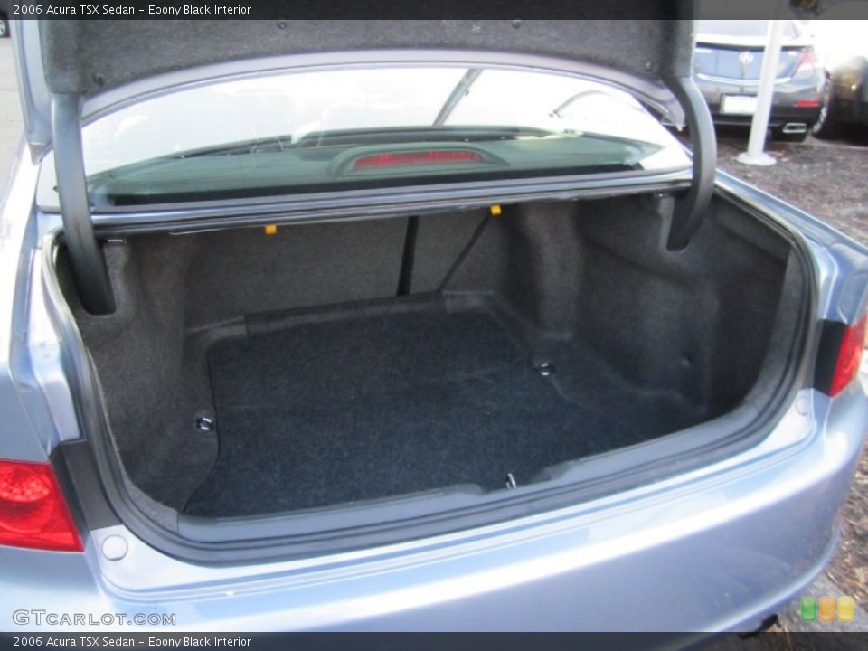 Ebony Black Interior Trunk for the 2006 Acura TSX Sedan #60456228