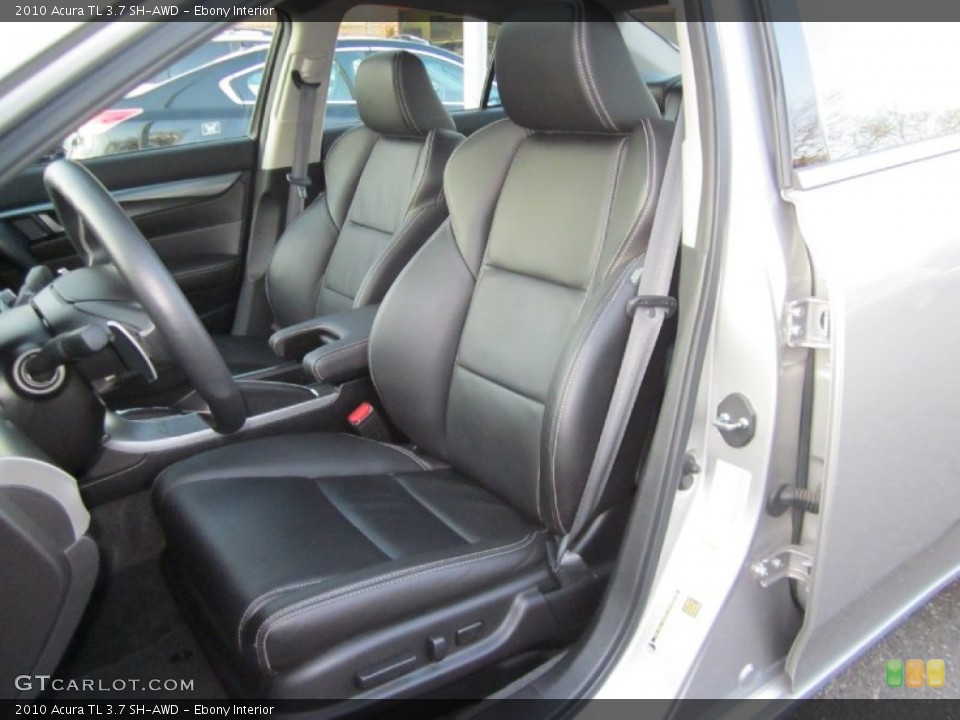 Ebony Interior Front Seat for the 2010 Acura TL 3.7 SH-AWD #60458017
