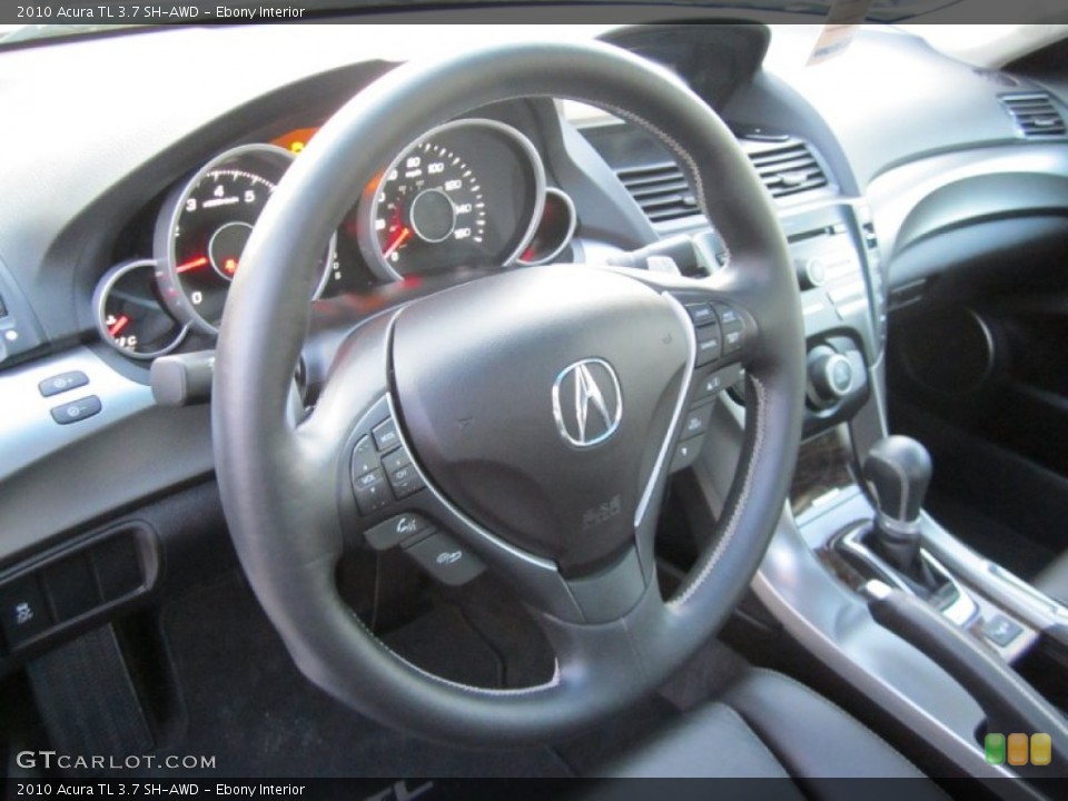 Ebony Interior Steering Wheel for the 2010 Acura TL 3.7 SH-AWD #60458051