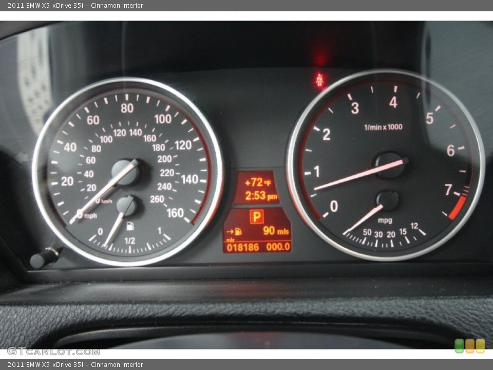 Cinnamon Interior Gauges for the 2011 BMW X5 xDrive 35i #60458745
