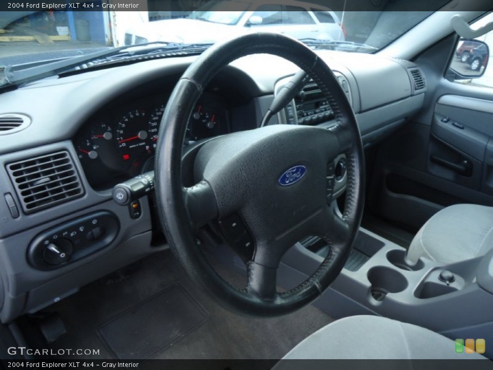 Gray Interior Steering Wheel for the 2004 Ford Explorer XLT 4x4 #60459342