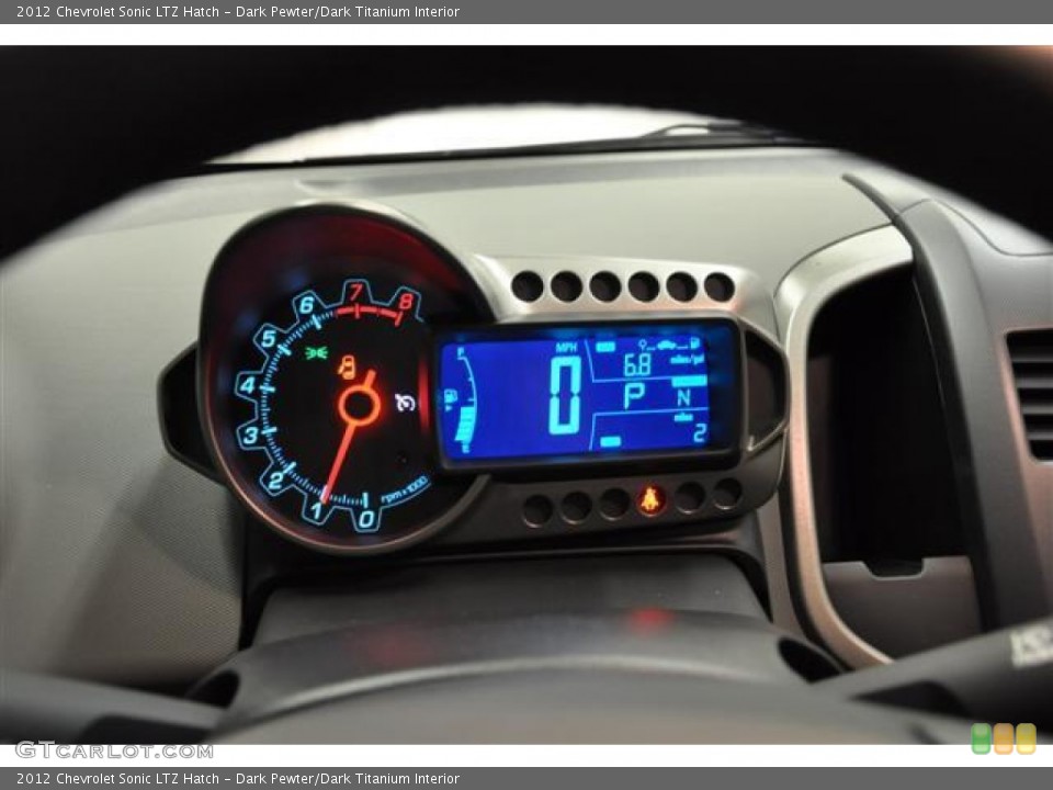 Dark Pewter/Dark Titanium Interior Gauges for the 2012 Chevrolet Sonic LTZ Hatch #60461437