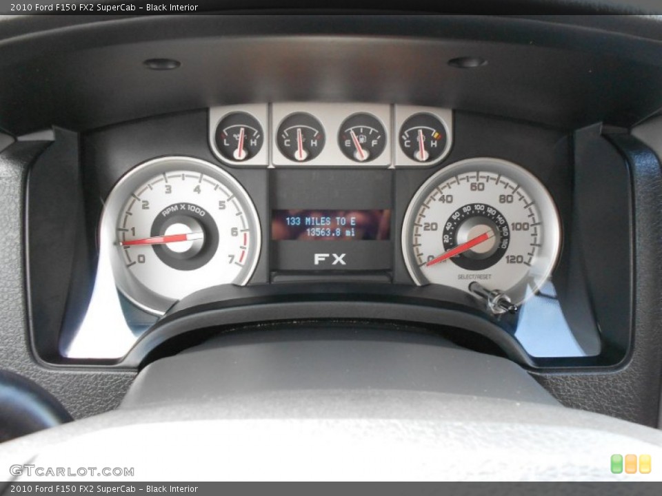 Black Interior Gauges for the 2010 Ford F150 FX2 SuperCab #60462463