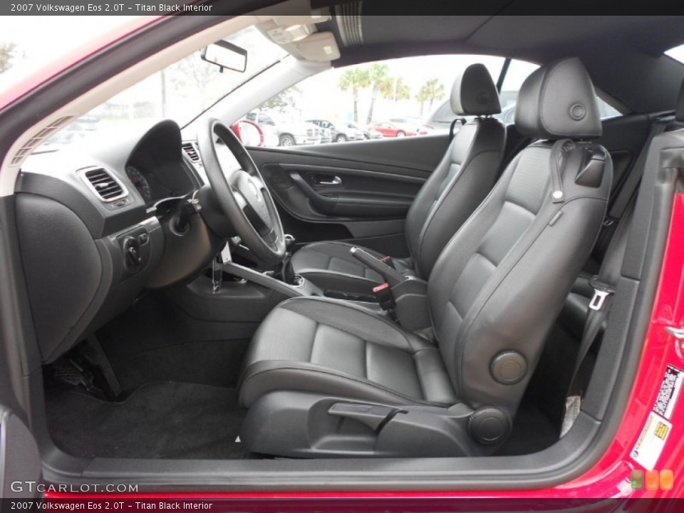 Titan Black Interior Photo for the 2007 Volkswagen Eos 2.0T #60464161