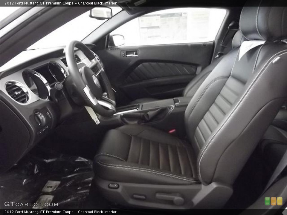 Charcoal Black Interior Photo for the 2012 Ford Mustang GT Premium Coupe #60464875
