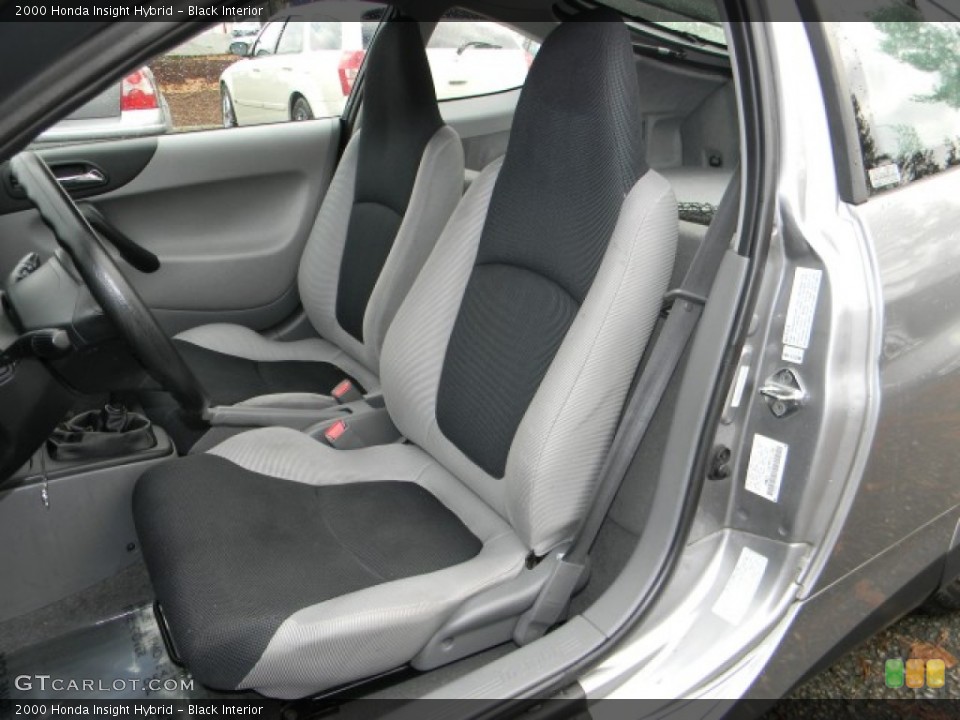 Black Interior Front Seat for the 2000 Honda Insight Hybrid #60467918