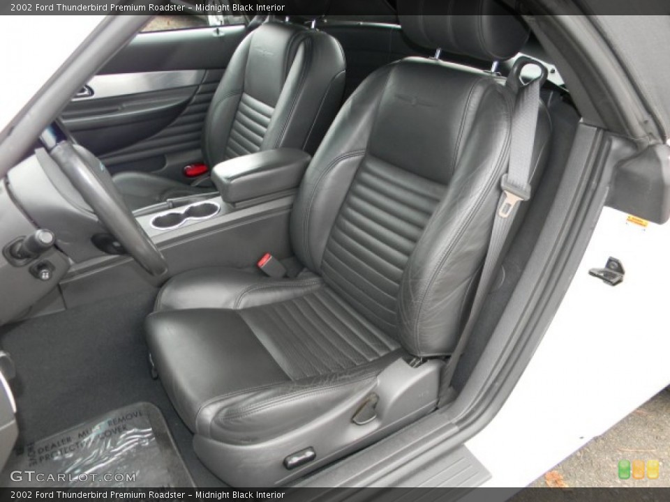 Midnight Black Interior Front Seat for the 2002 Ford Thunderbird Premium Roadster #60468223