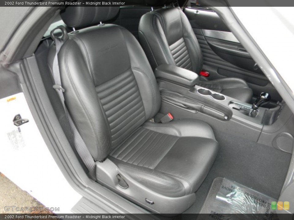 Midnight Black Interior Front Seat for the 2002 Ford Thunderbird Premium Roadster #60468232