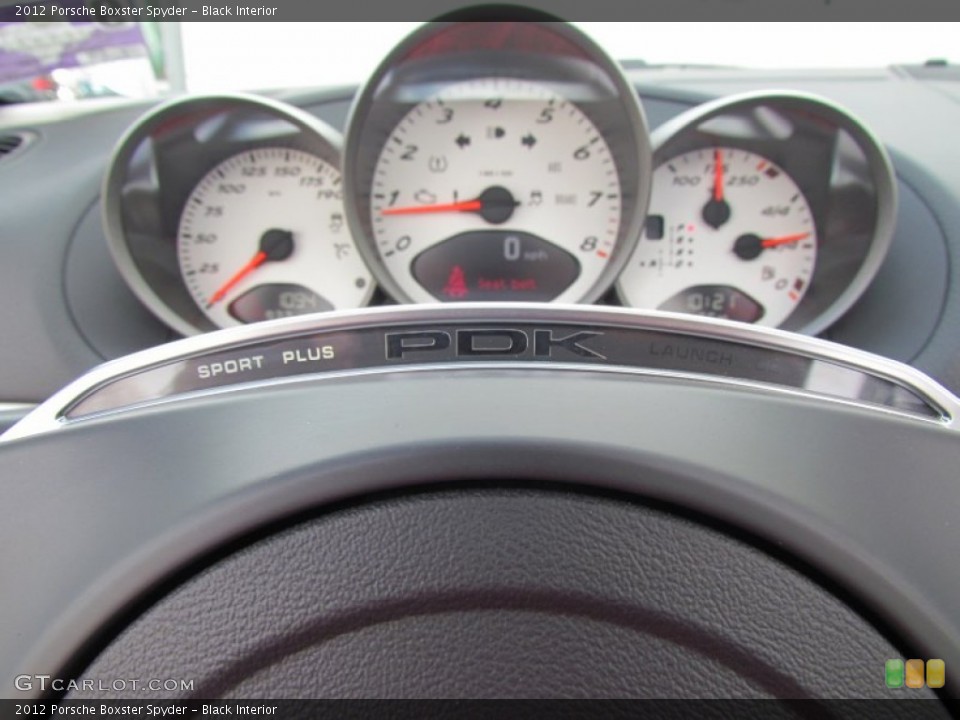 Black Interior Gauges for the 2012 Porsche Boxster Spyder #60468613