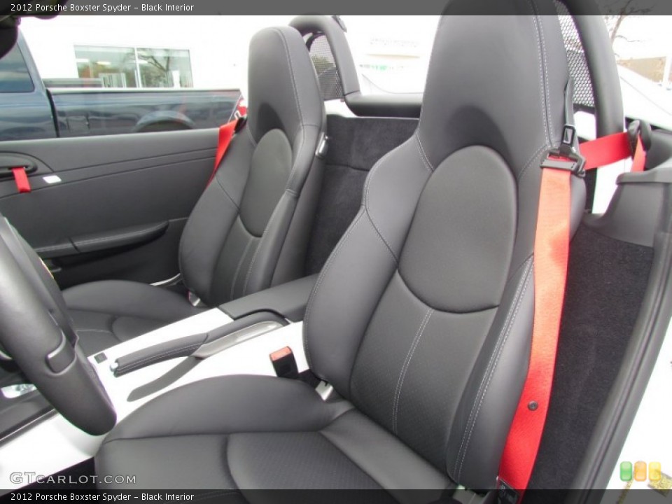 Black Interior Photo for the 2012 Porsche Boxster Spyder #60468646