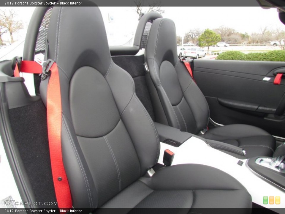 Black Interior Photo for the 2012 Porsche Boxster Spyder #60468655