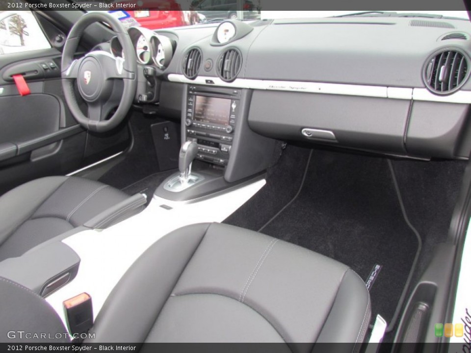 Black Interior Dashboard for the 2012 Porsche Boxster Spyder #60468661