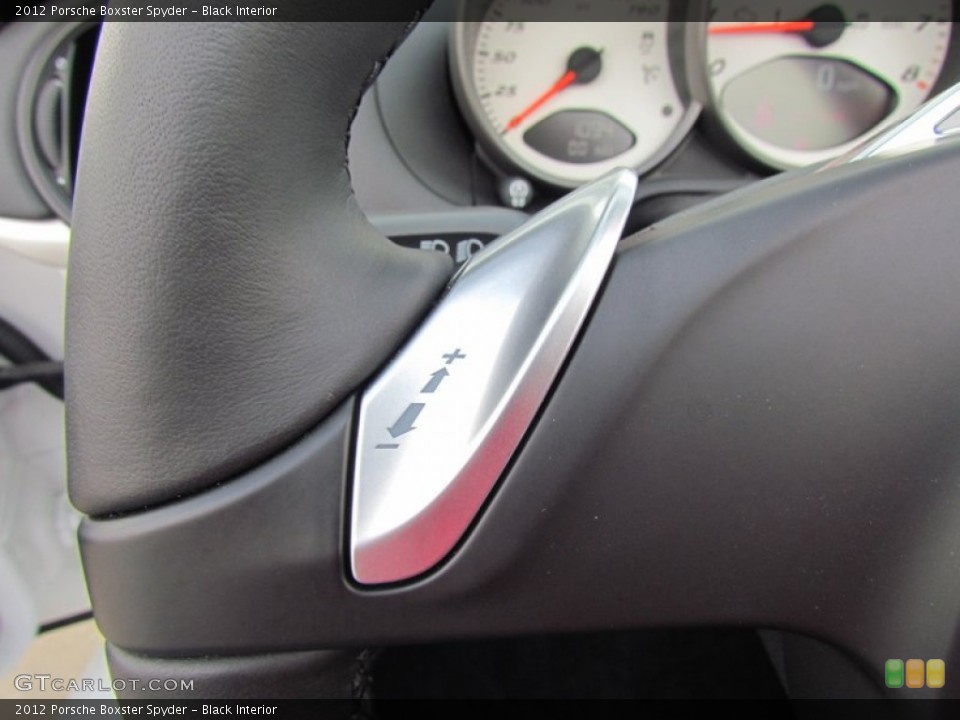 Black Interior Controls for the 2012 Porsche Boxster Spyder #60468678
