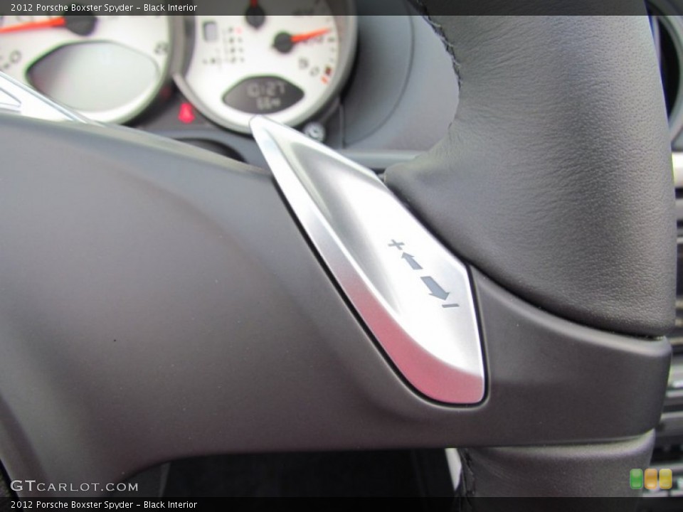Black Interior Controls for the 2012 Porsche Boxster Spyder #60468688