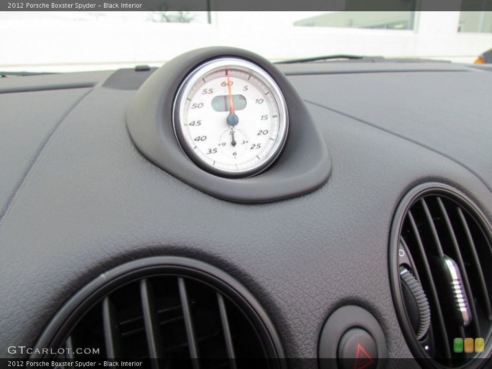 Black Interior Gauges for the 2012 Porsche Boxster Spyder #60468696