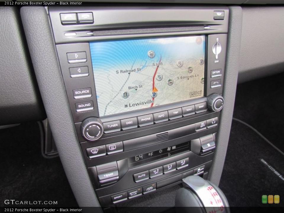 Black Interior Navigation for the 2012 Porsche Boxster Spyder #60468704