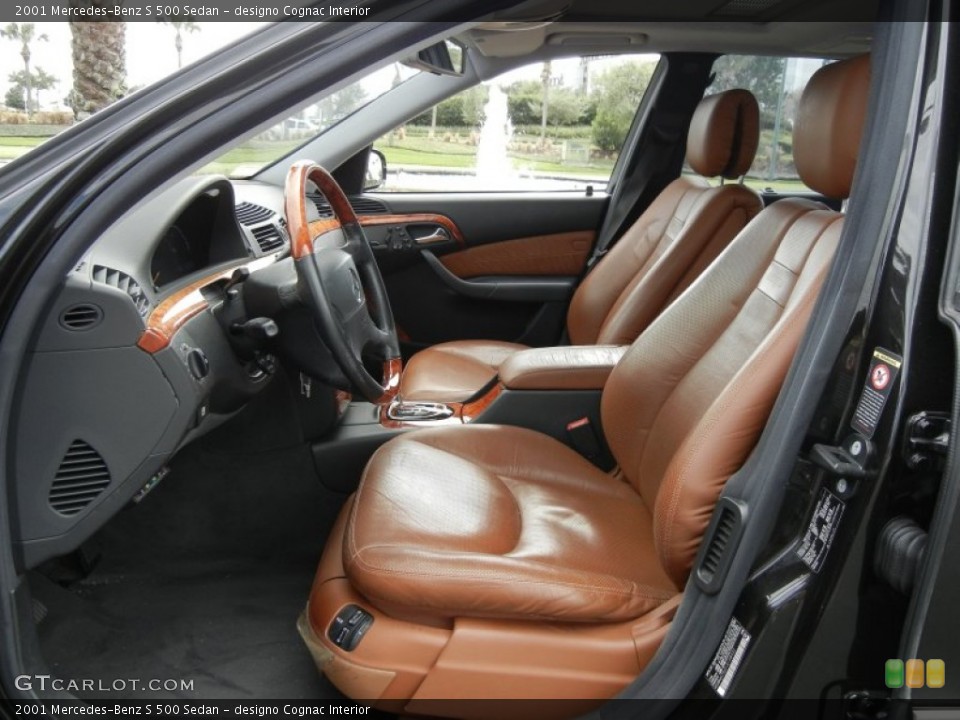 designo Cognac Interior Photo for the 2001 Mercedes-Benz S 500 Sedan #60468880