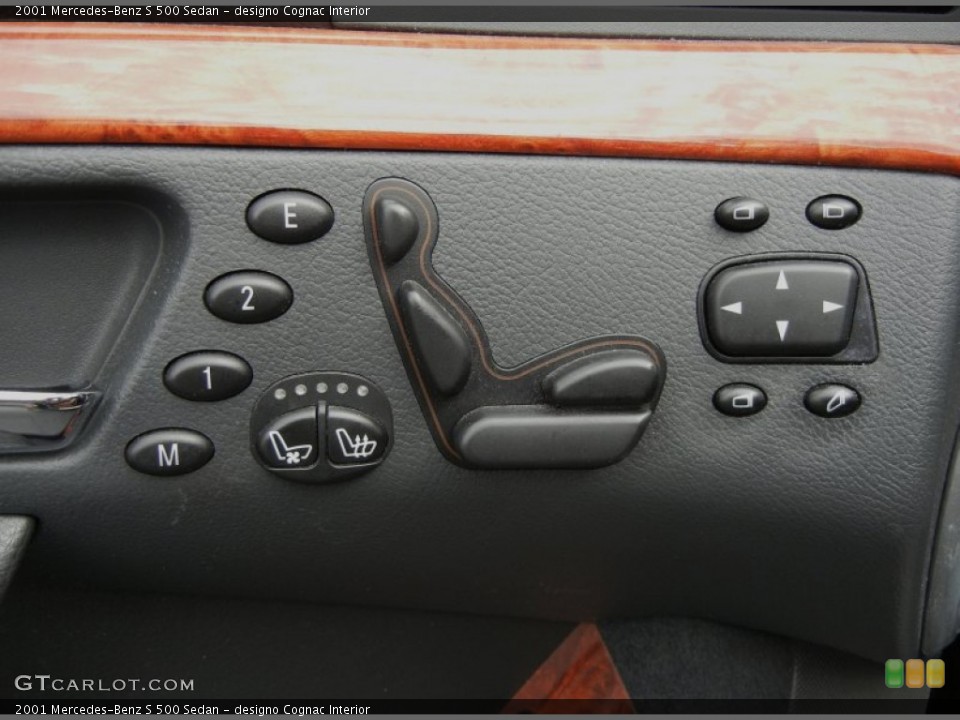 designo Cognac Interior Controls for the 2001 Mercedes-Benz S 500 Sedan #60468913