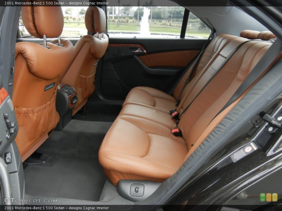 designo Cognac 2001 Mercedes-Benz S Interiors