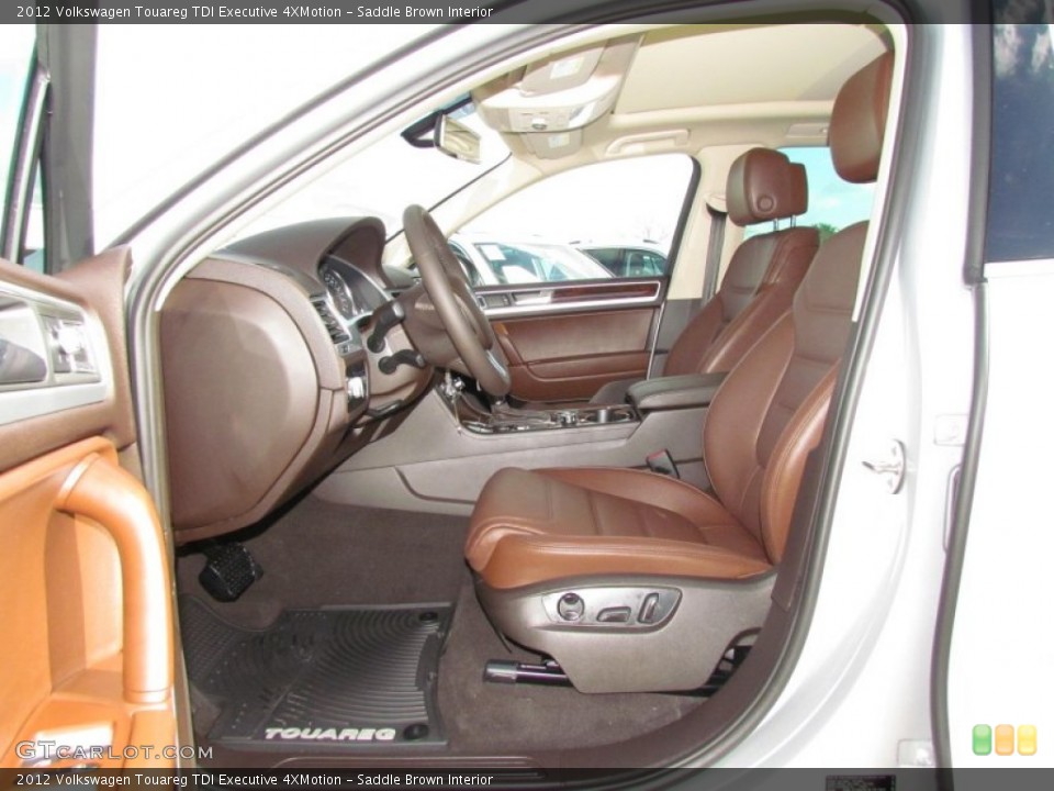 Saddle Brown Interior Photo for the 2012 Volkswagen Touareg TDI Executive 4XMotion #60468943