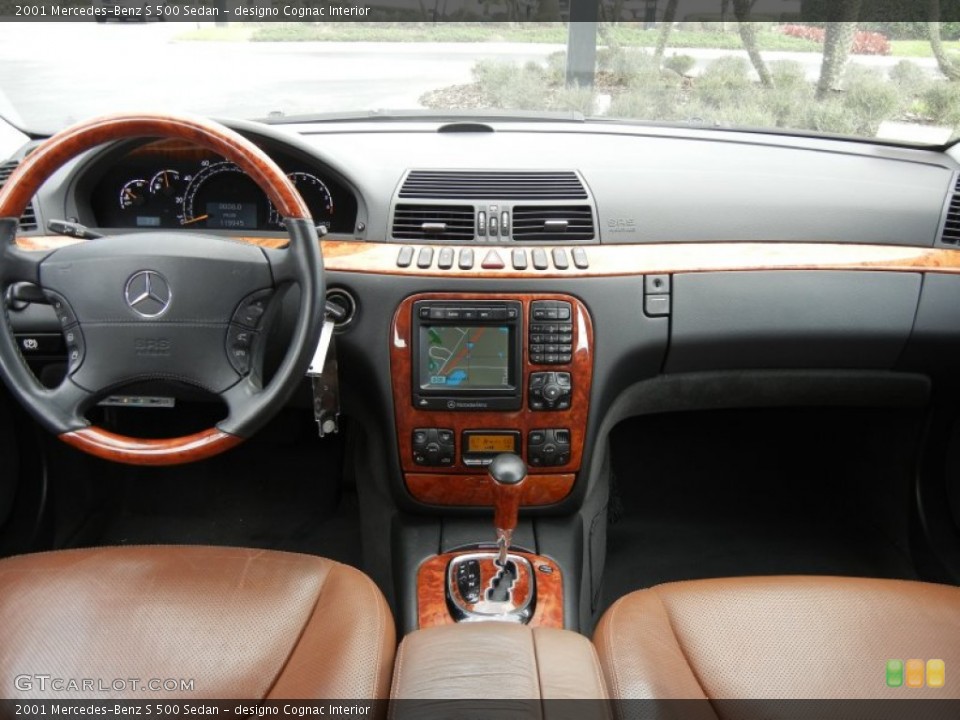 designo Cognac Interior Dashboard for the 2001 Mercedes-Benz S 500 Sedan #60469005