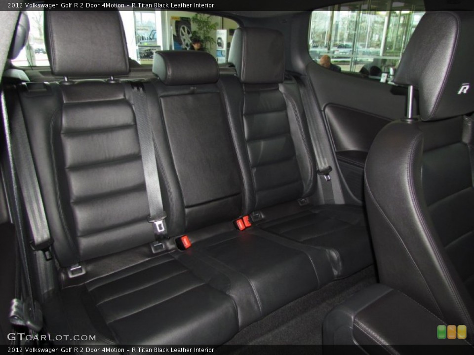 R Titan Black Leather Interior Photo for the 2012 Volkswagen Golf R 2 Door 4Motion #60469070