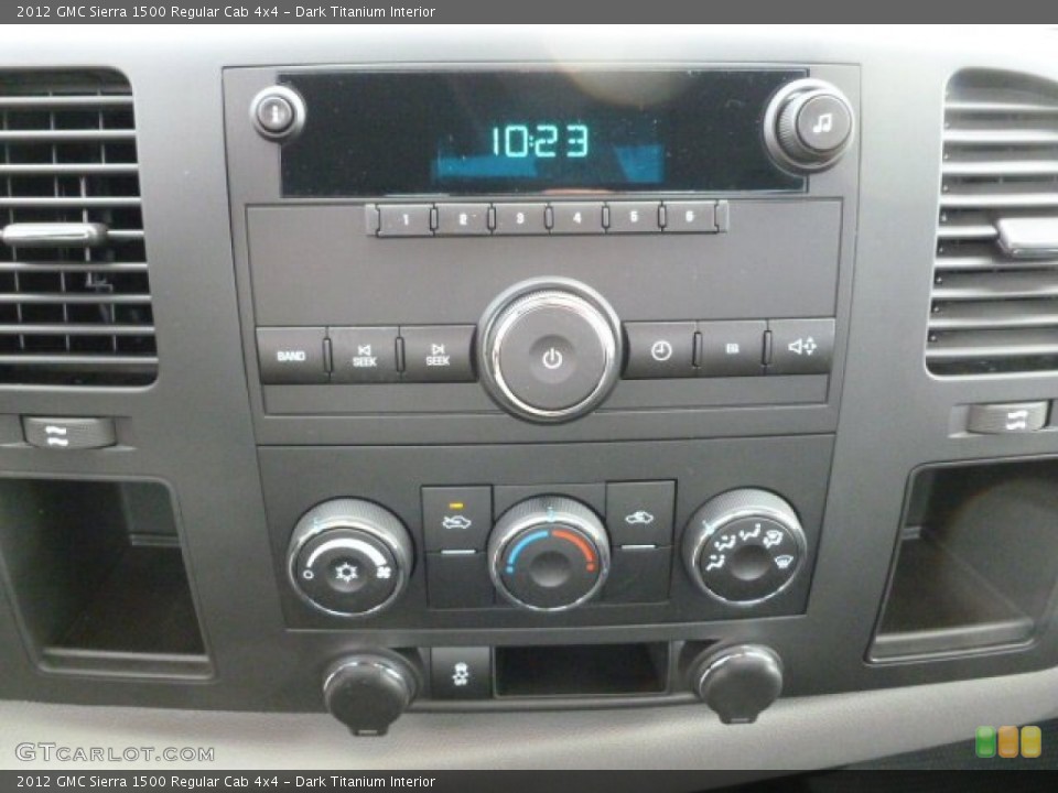 Dark Titanium Interior Audio System for the 2012 GMC Sierra 1500 Regular Cab 4x4 #60470324