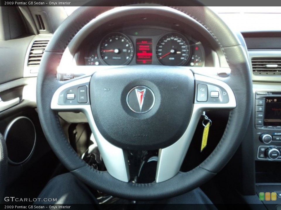 Onyx Interior Steering Wheel for the 2009 Pontiac G8 Sedan #60471655