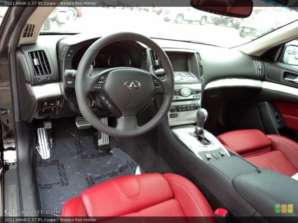 Monaco Red Interior Prime Interior for the 2011 Infiniti G 37 IPL Coupe #60471866
