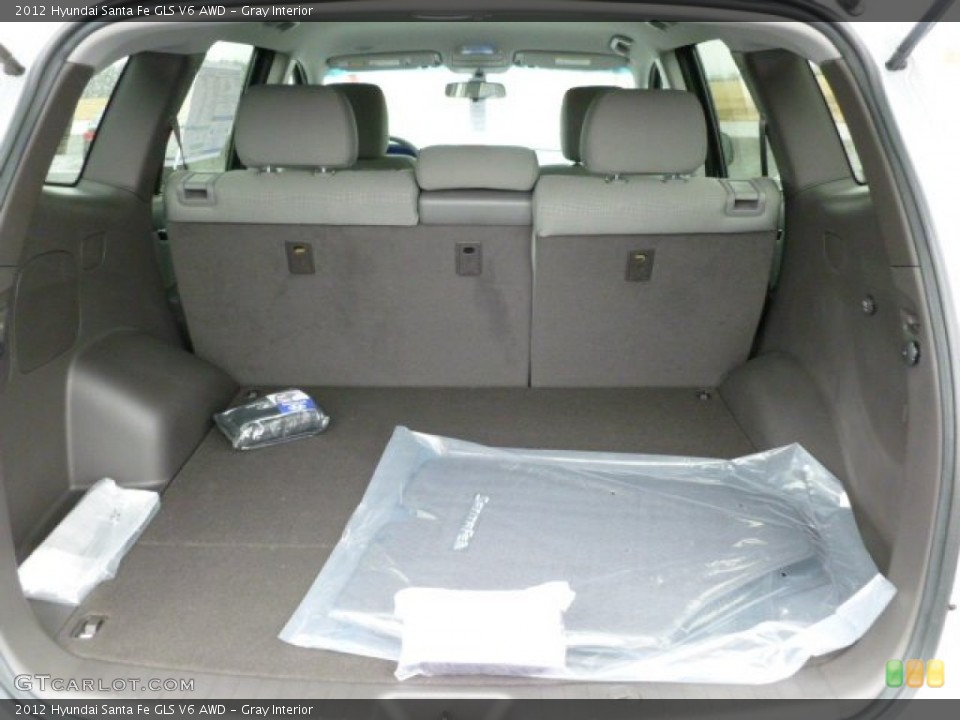 Gray Interior Trunk for the 2012 Hyundai Santa Fe GLS V6 AWD #60472379