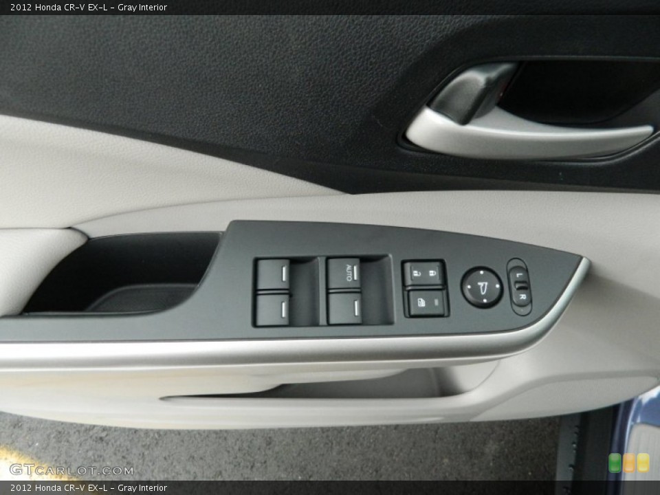 Gray Interior Controls for the 2012 Honda CR-V EX-L #60472394