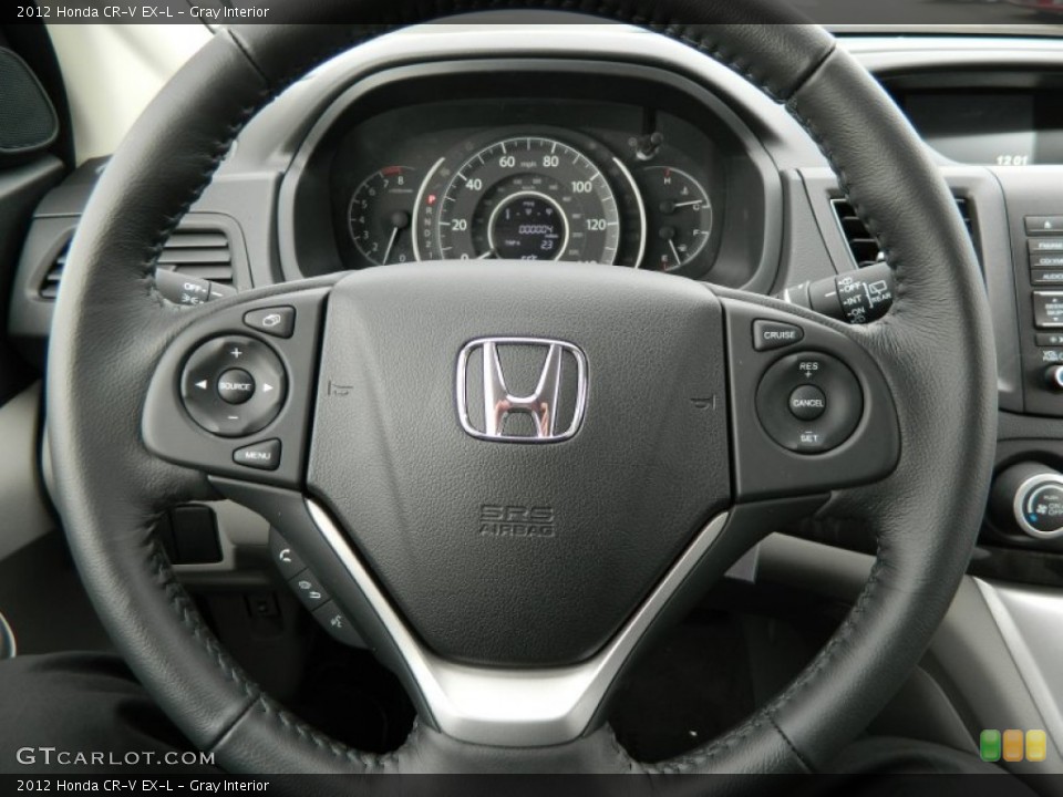 Gray Interior Steering Wheel for the 2012 Honda CR-V EX-L #60472469