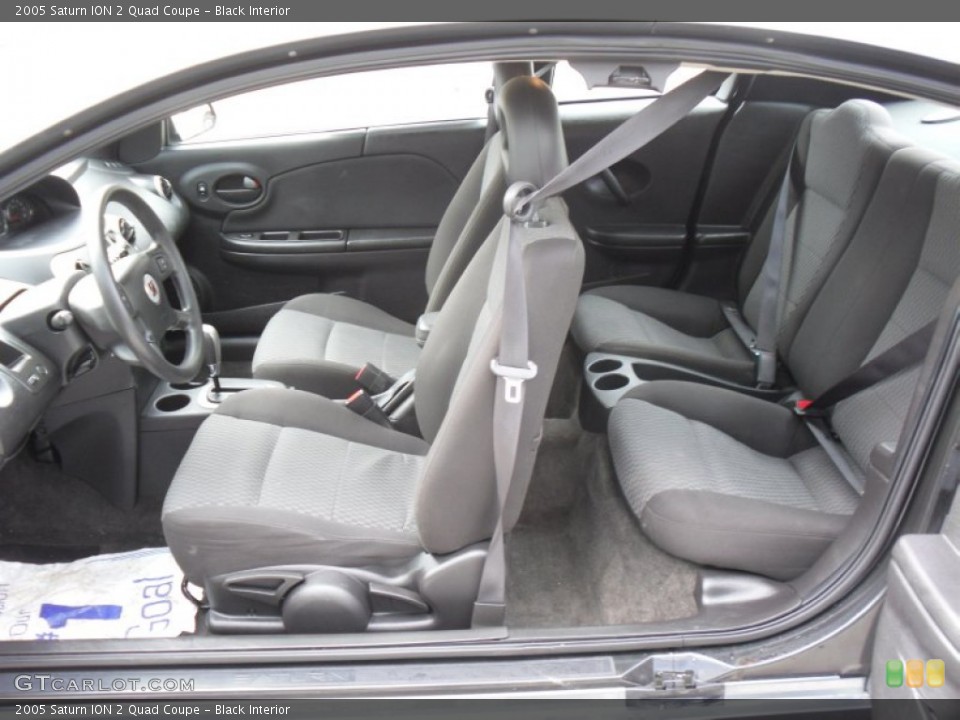 Black Interior Photo for the 2005 Saturn ION 2 Quad Coupe #60473753