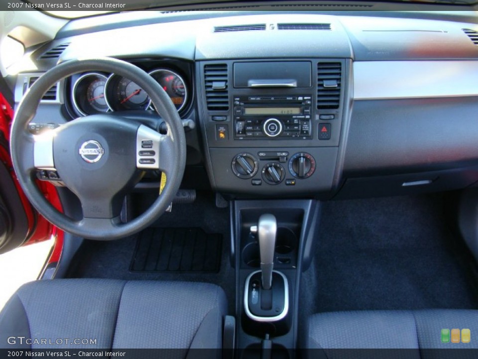 Charcoal 2007 Nissan Versa Interiors