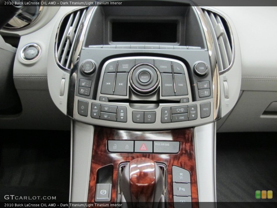 Dark Titanium/Light Titanium Interior Controls for the 2010 Buick LaCrosse CXL AWD #60479456