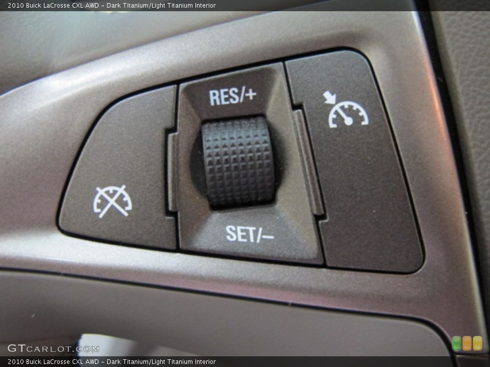 Dark Titanium/Light Titanium Interior Controls for the 2010 Buick LaCrosse CXL AWD #60479510