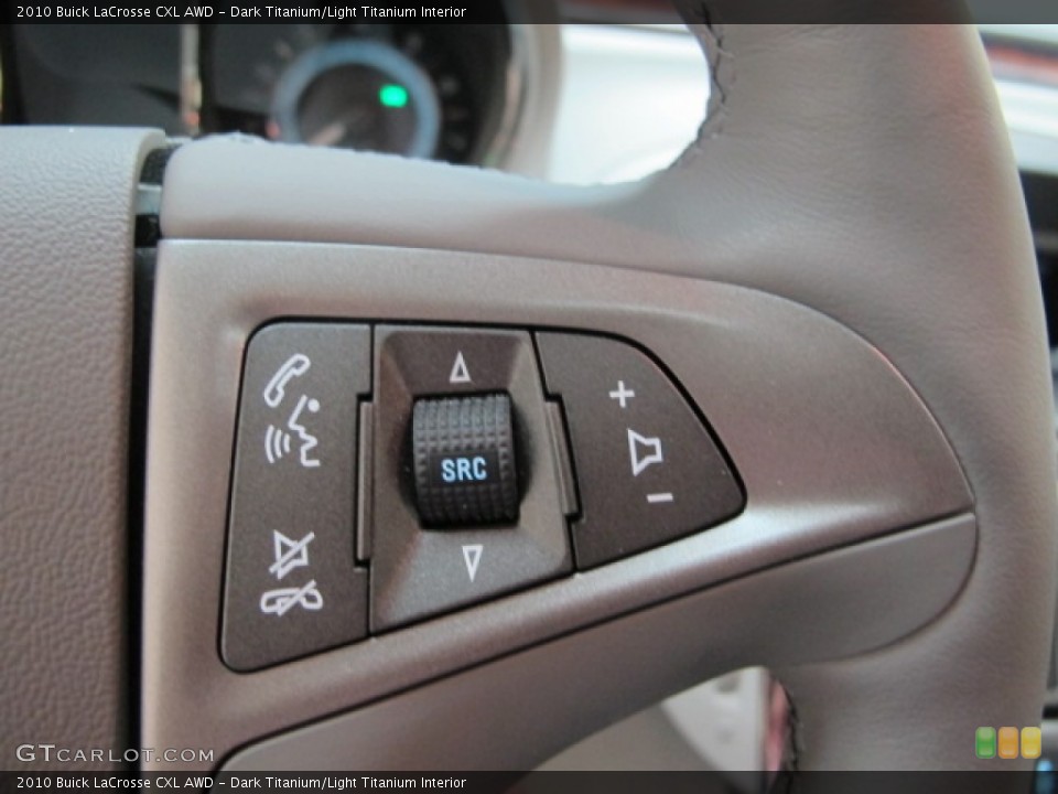 Dark Titanium/Light Titanium Interior Controls for the 2010 Buick LaCrosse CXL AWD #60479519
