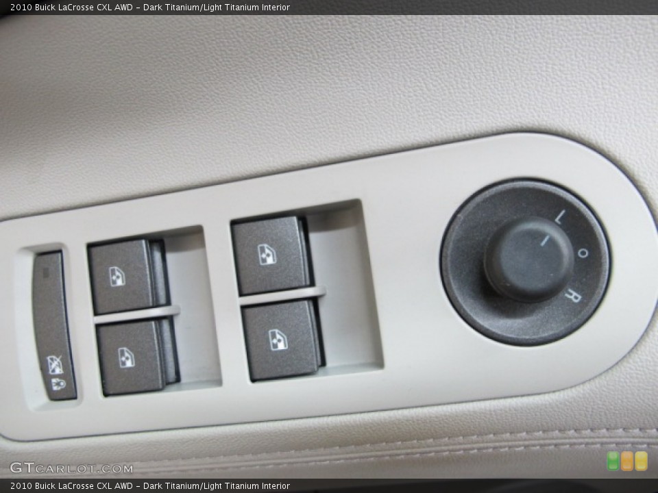 Dark Titanium/Light Titanium Interior Controls for the 2010 Buick LaCrosse CXL AWD #60479546