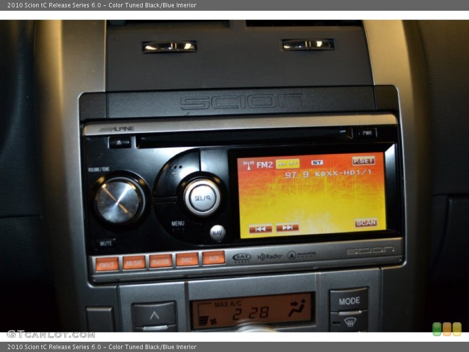 Color Tuned Black/Blue Interior Audio System for the 2010 Scion tC Release Series 6.0 #60479654