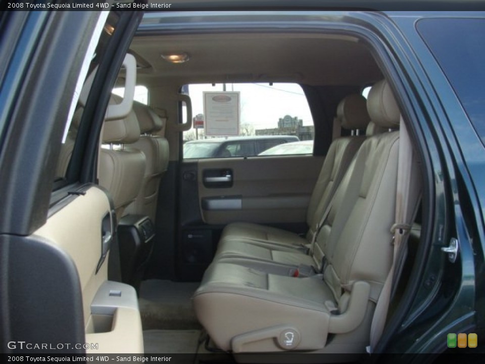 Sand Beige Interior Photo for the 2008 Toyota Sequoia Limited 4WD #60481730