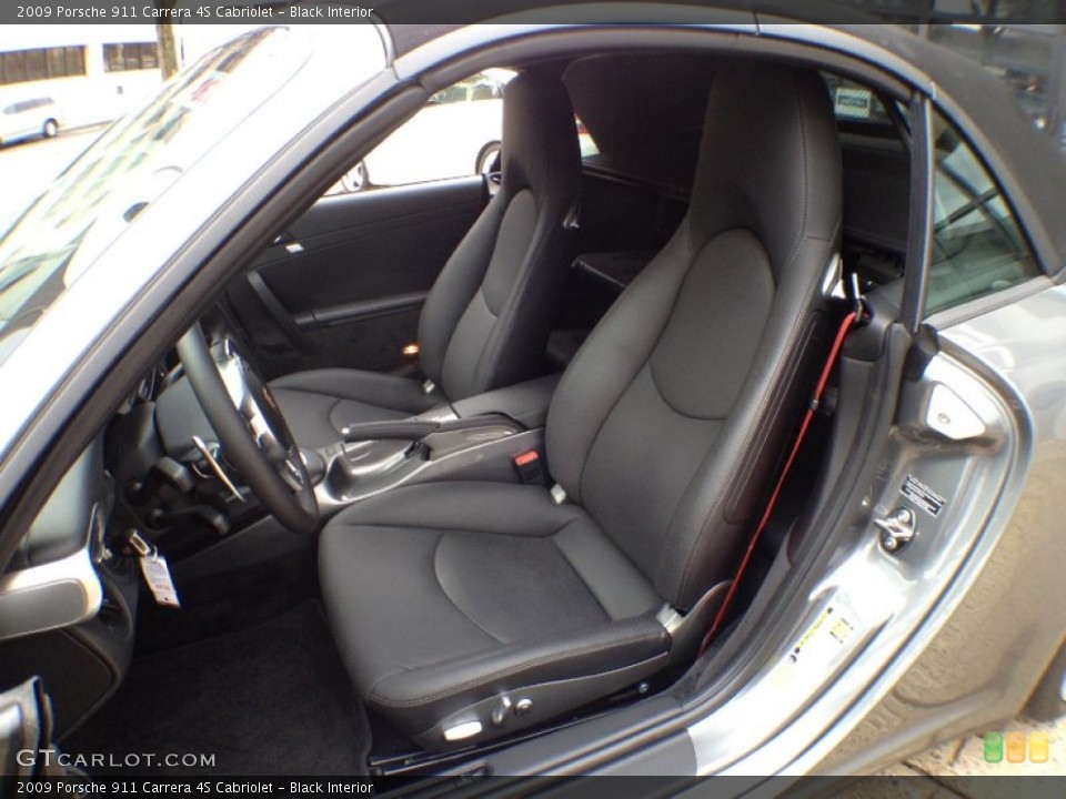 Black Interior Photo for the 2009 Porsche 911 Carrera 4S Cabriolet #60482870