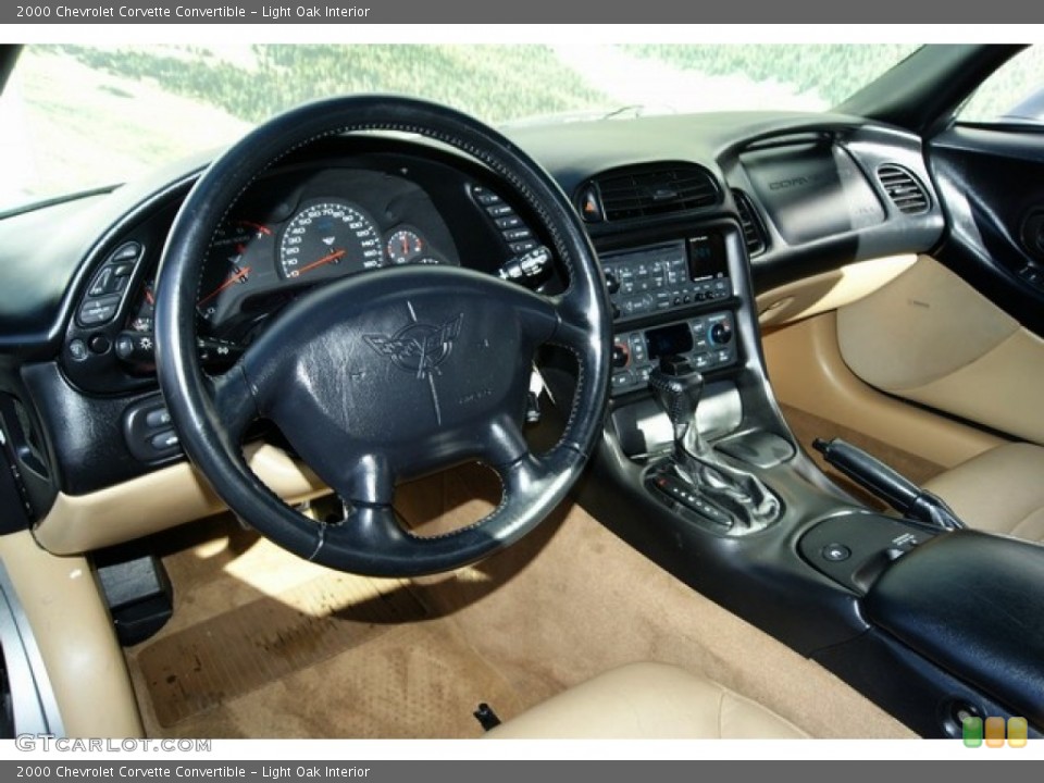 Light Oak Interior Dashboard for the 2000 Chevrolet Corvette Convertible #60483650