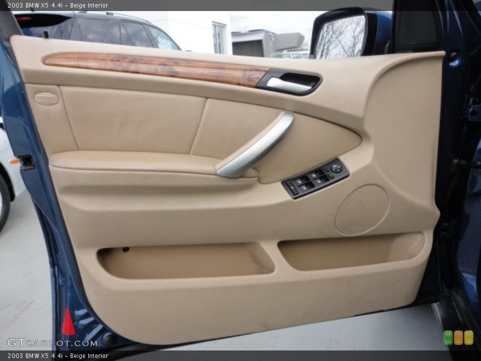 Beige Interior Door Panel for the 2003 BMW X5 4.4i #60484955